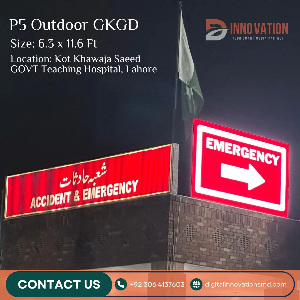 P5 Outdoor GKGD Installation Lahore